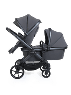 Peach 8 Grey Pushchair and Carrycot - Double 360 Car Seat Combo