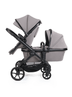 Peach 8 Porcini Pushchair and Carrycot - Double 360 Car Seat Combo