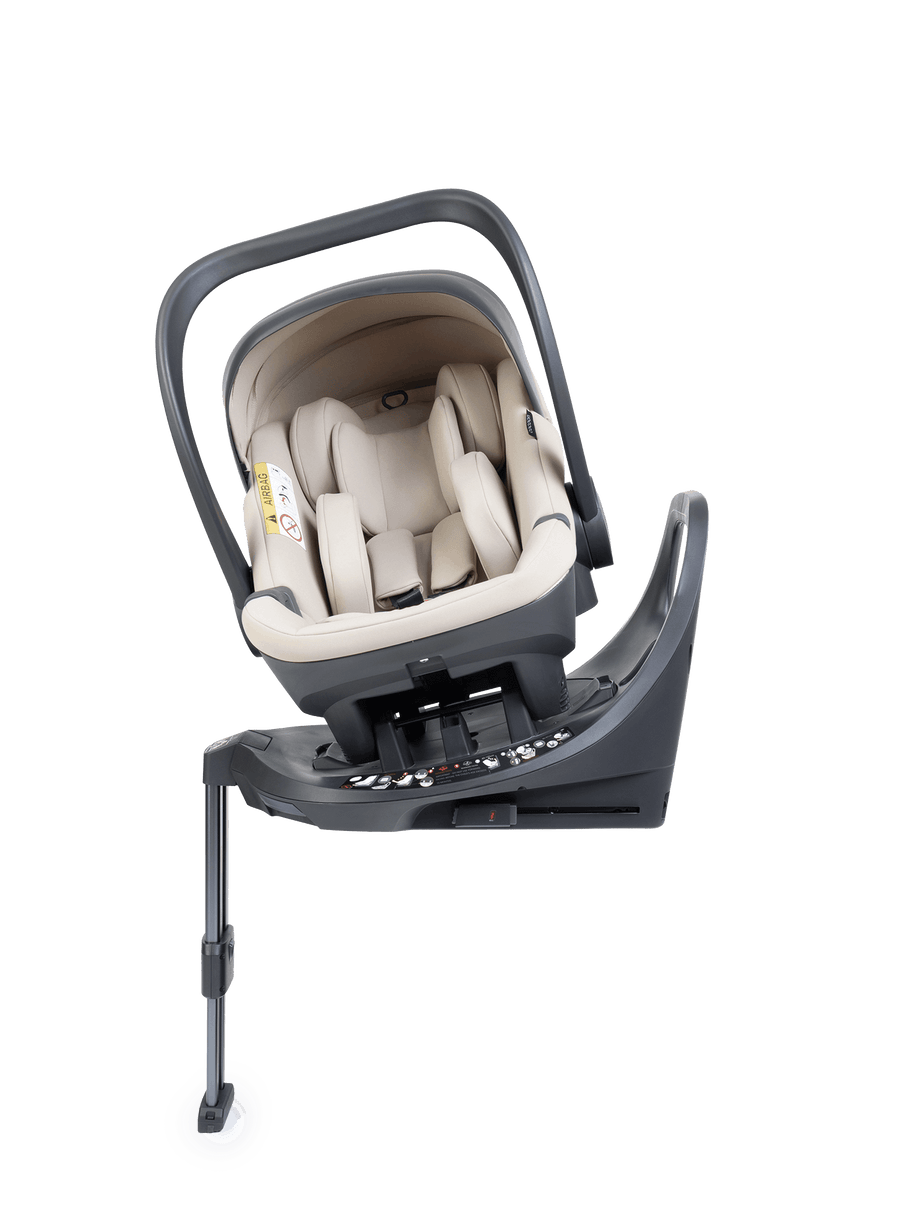 Peach 8 Taupe Pushchair and Carrycot - Double 360 Car Seat Combo