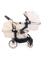 Peach 8 Biscotti Pushchair and Carrycot - Twin Pushchair Bundle