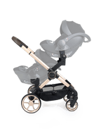 Peach 8 Biscotti Pushchair and Carrycot - Twin Pushchair Bundle