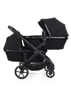 Peach 8 Black Pushchair and Carrycot - Twin Pushchair Bundle