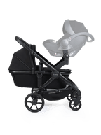 Peach 8 Black Pushchair and Carrycot - Twin Pushchair Bundle