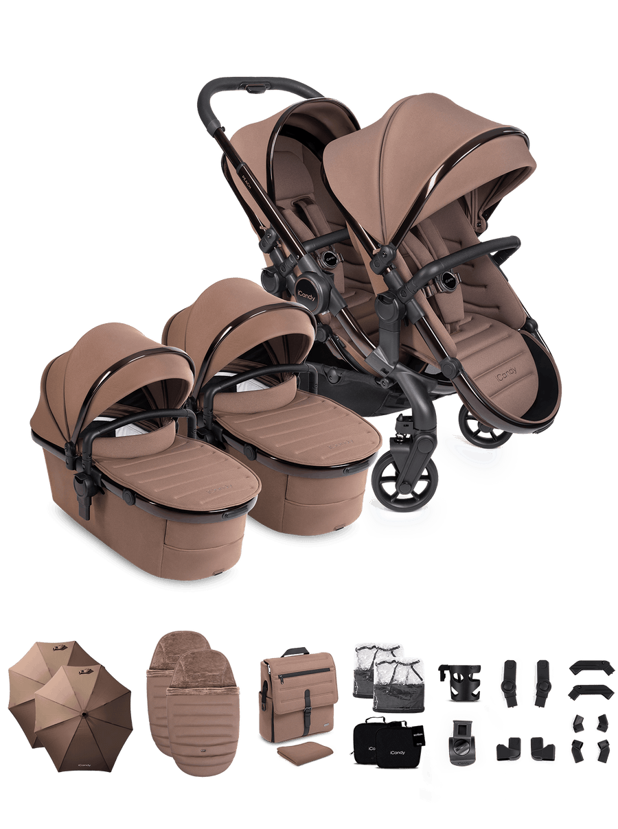 iCandy Peach 8 Coco Twin Pushchair Bundle – iCandy World