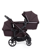 Peach 8 Coffee Bean Pushchair and Carrycot - Twin Pushchair Bundle