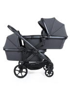 Peach 8 Grey Pushchair and Carrycot - Twin Pushchair Bundle