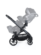 Peach 8 Grey Pushchair and Carrycot - Twin Pushchair Bundle