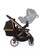 Peach 8 Pecan Pushchair and Carrycot - Twin Pushchair Bundle