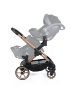 Peach 8 Pecan Pushchair and Carrycot - Twin Pushchair Bundle