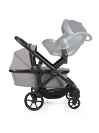 Peach 8 Porcini Pushchair and Carrycot - Twin Pushchair Bundle