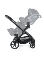 Peach 8 Porcini Pushchair and Carrycot - Twin Pushchair Bundle