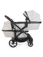 Peach 8 Taupe Pushchair and Carrycot - Twin Pushchair Bundle