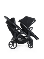 Peach 8 Black Pushchair and Carrycot - Twin 360 Car Seat Combo
