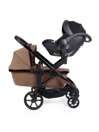 Peach 8 Coco Pushchair and Carrycot - Twin 360 Car Seat Combo