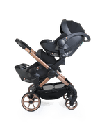 Peach 8 Pecan Pushchair and Carrycot - Twin 360 Car Seat Combo