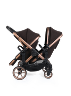 Peach 8 Pecan Pushchair and Carrycot - Twin 360 Car Seat Combo