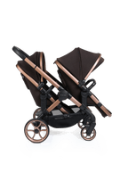 Peach 8 Pecan Pushchair and Carrycot - Twin 360 Car Seat Combo