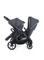 Peach 8 Grey Pushchair and Carrycot - Twin 360 Car Seat Combo