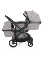 Peach 8 Porcini Pushchair and Carrycot - Twin 360 Car Seat Combo