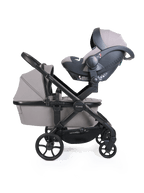 Peach 8 Porcini Pushchair and Carrycot - Twin 360 Car Seat Combo