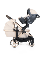Peach 8 Biscotti Pushchair and Carrycot - Twin 360 Car Seat Combo