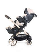 Peach 8 Biscotti Pushchair and Carrycot - Twin 360 Car Seat Combo
