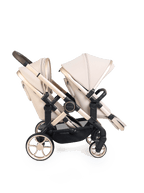 Peach 8 Biscotti Pushchair and Carrycot - Twin 360 Car Seat Combo