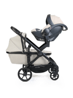 Peach 8 Taupe Pushchair and Carrycot - Twin 360 Car Seat Combo