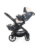 Peach 8 Taupe Pushchair and Carrycot - Twin 360 Car Seat Combo
