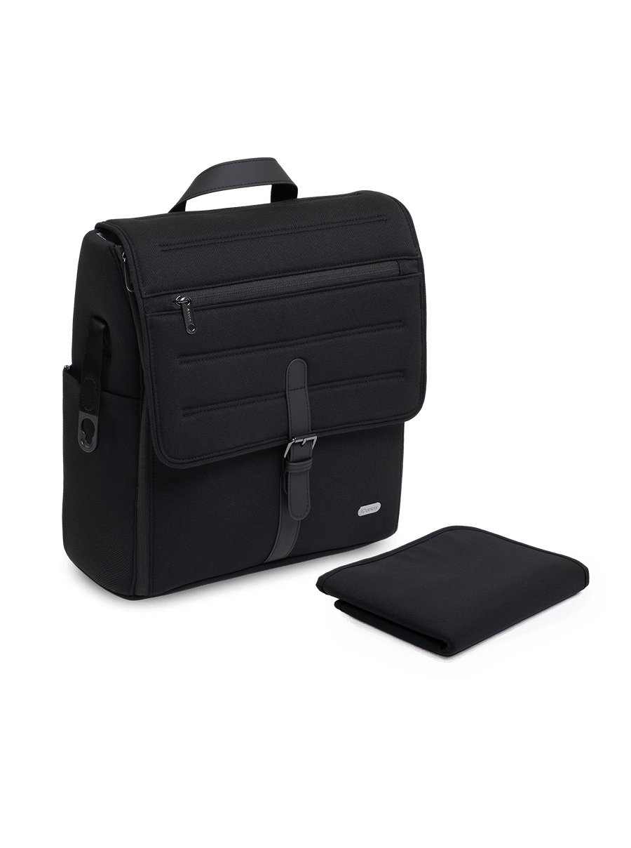 Peach 8 Black Bag