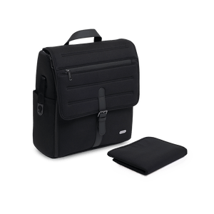 Peach 8 Black Bag With Changing Mat