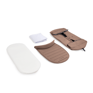 Peach 8 Coco Carrycot Fabric Set (Carrycot, Liner, Baseboard, Apron)