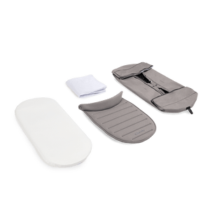 Peach 8 Porcini Carrycot Fabric Set (Carrycot, Liner, Baseboard, Apron)