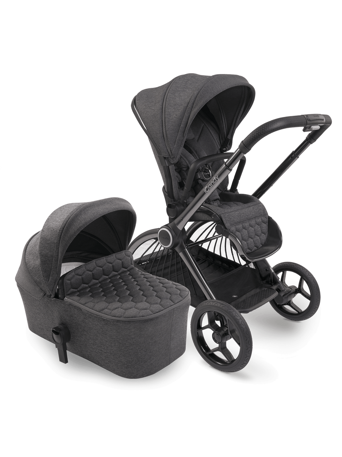 Core Single Pushchair & Carrycot in Dark Grey - iCandy – iCandy World