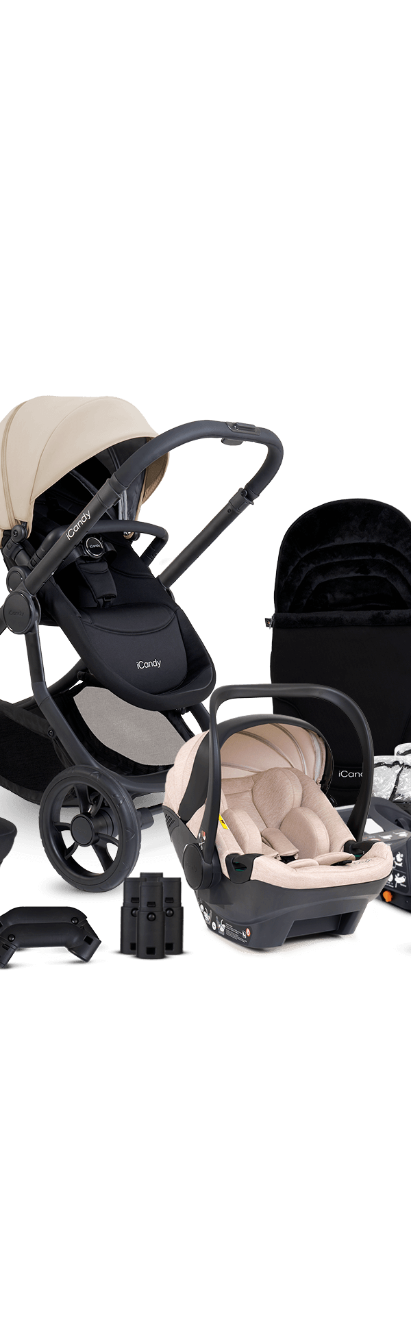 Orange 4 Latte Travel System & Car Seat