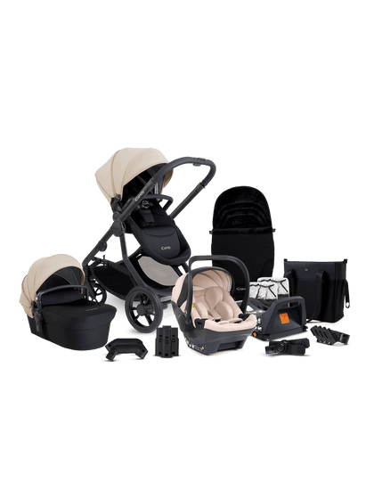 Orange 4 Latte Travel System & Car Seat