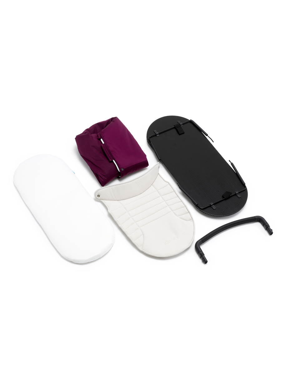Peach 5 Damson 2nd Carrycot Fabric