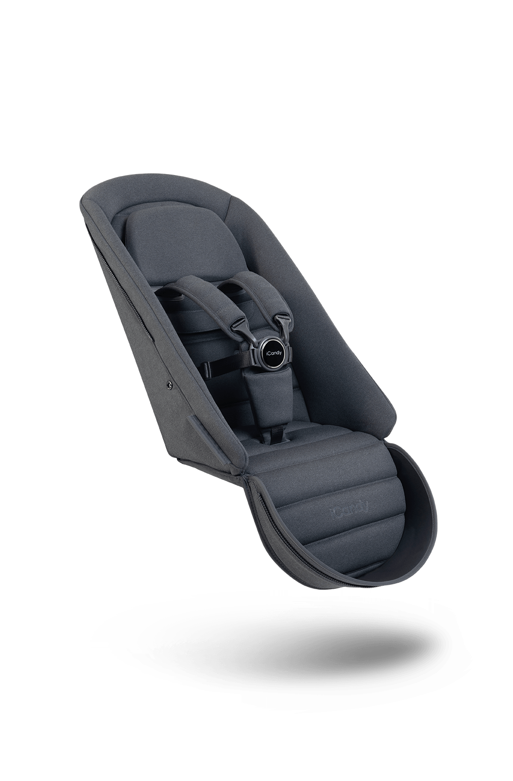 Peach 7 Dark Grey 2nd Seat Fabric