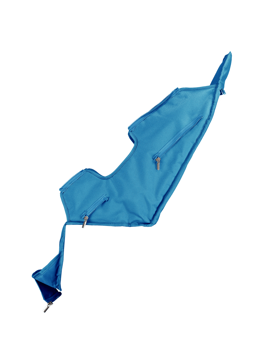 Cherry Berry Blue Seat Unit Fabric