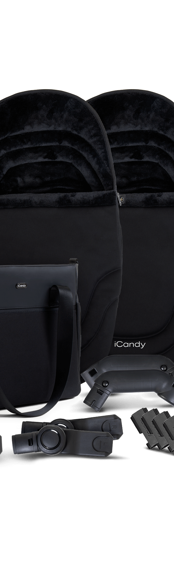 Orange 4 Black Pushchair Bundle - Twin