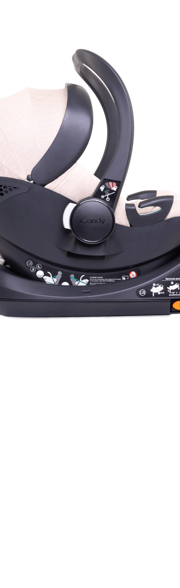 Orange 4 Latte Travel System & Car Seat