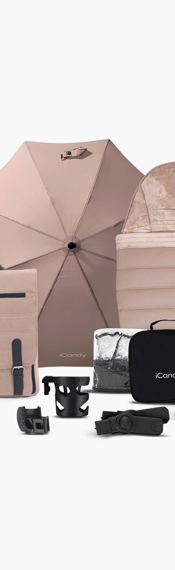 Peach 7 Cookie Pushchair and Carrycot - Complete Bundle