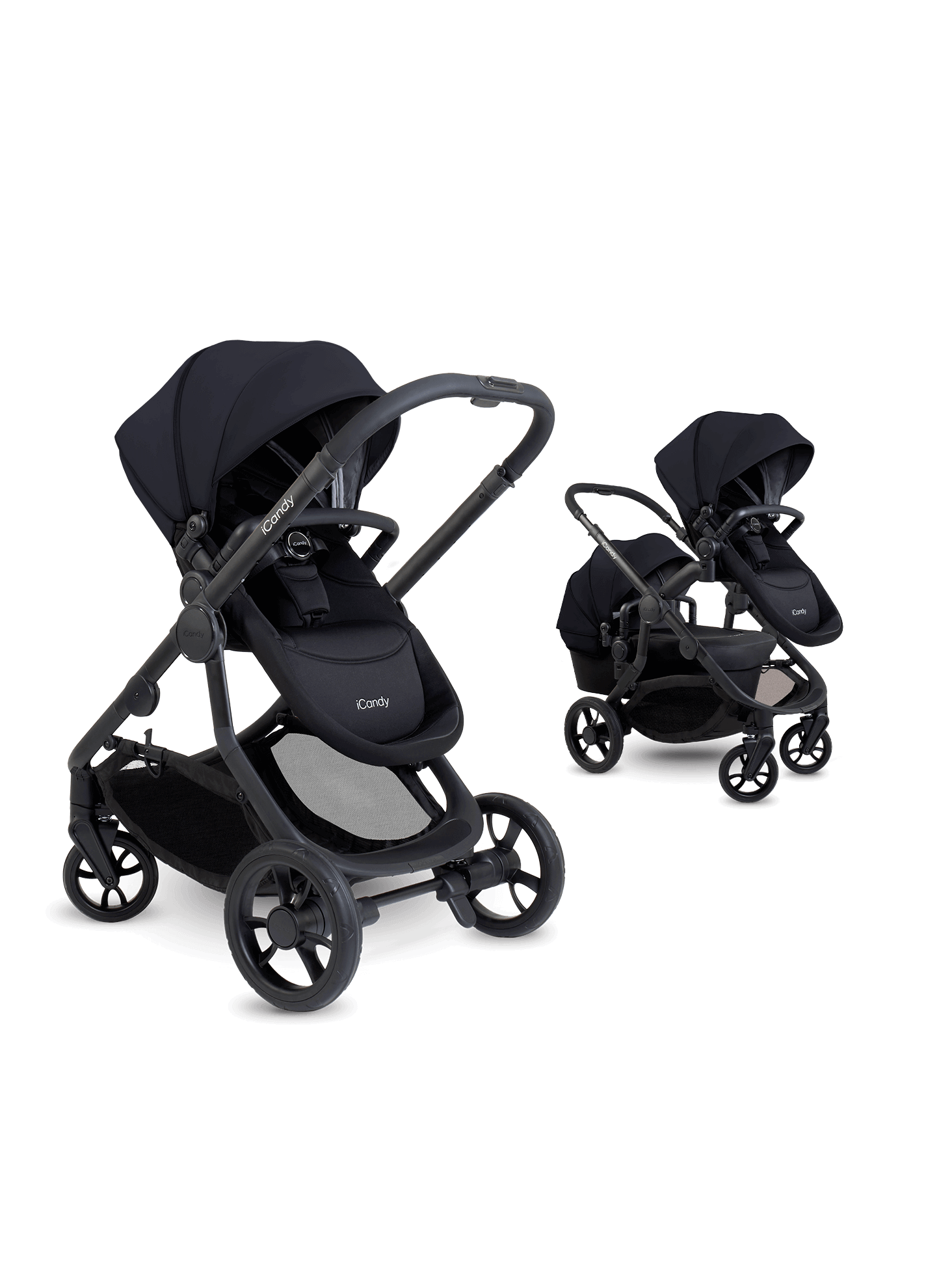Orange 4 Black Edition Pushchair and Carrycot