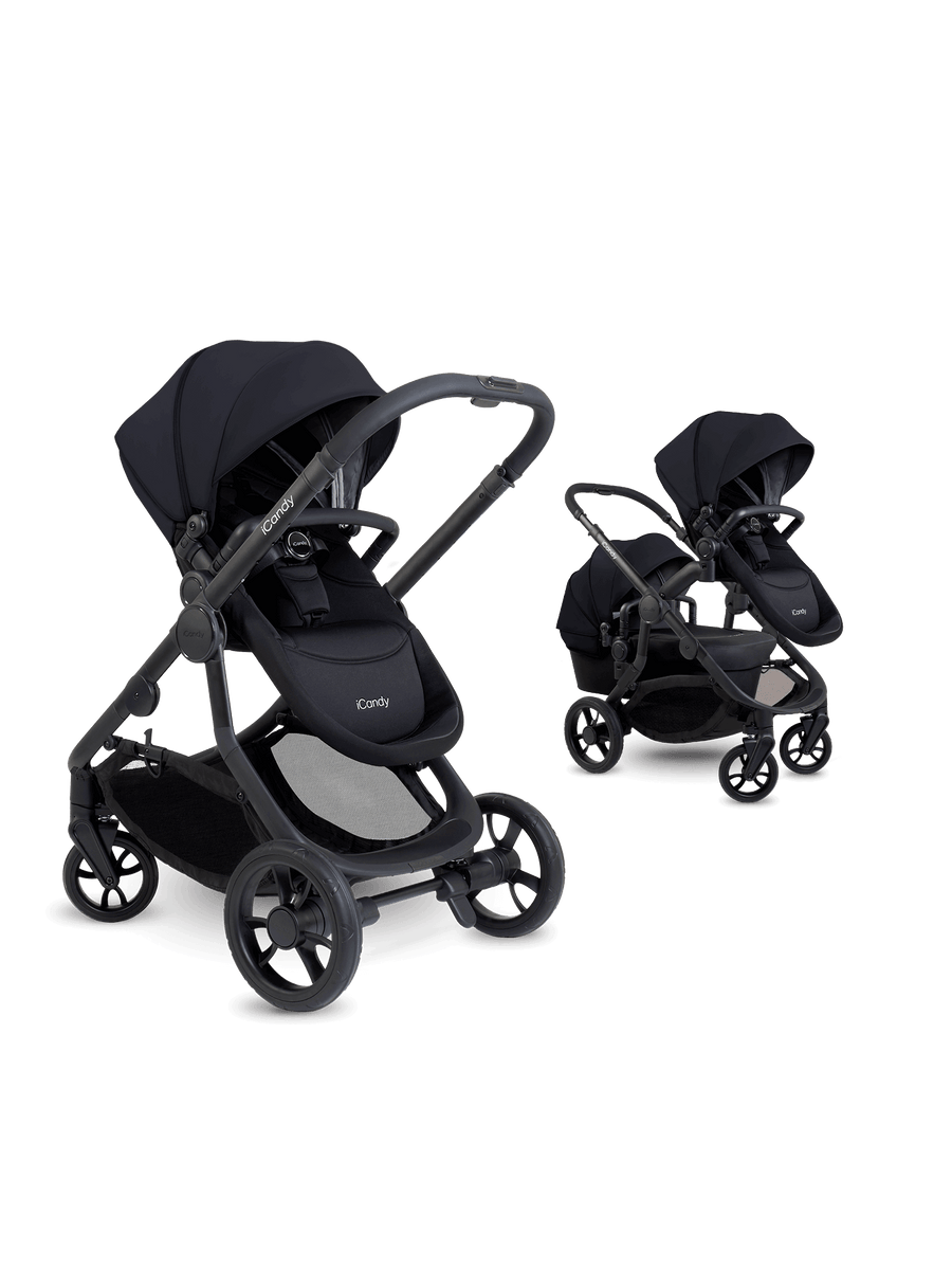 Orange 4 Black Edition Pushchair and Carrycot