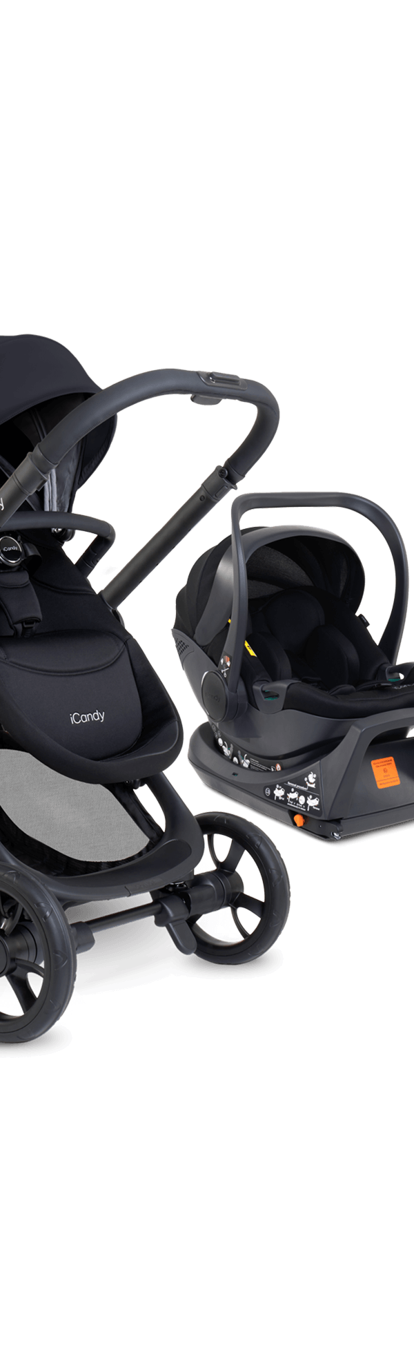 Orange 4 Black Travel System & Car Seat