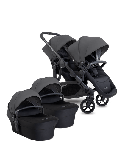 Orange 4 Fossil Pushchair Bundle - Twin