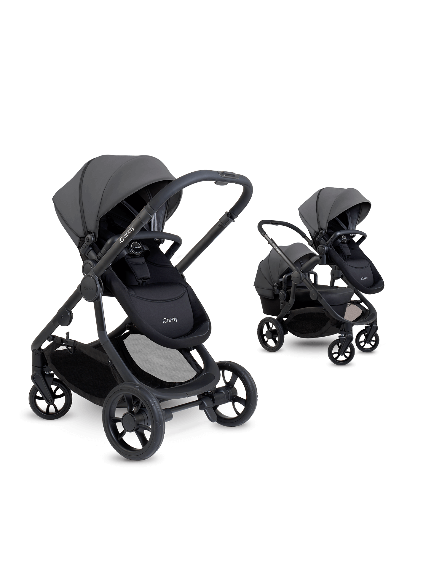 Orange 4 Fossil Pushchair and Carrycot