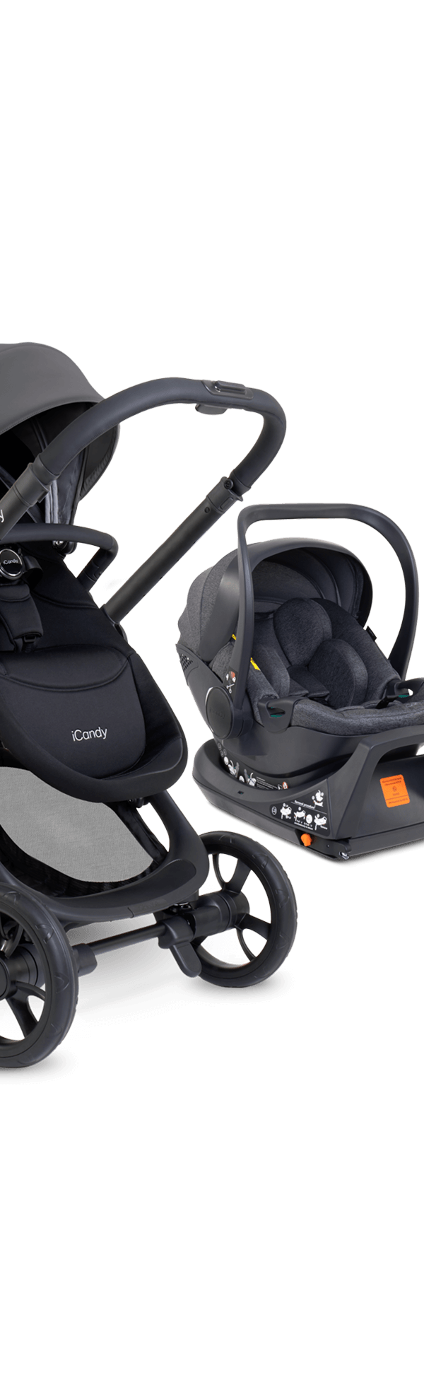 Orange 4 Fossil Travel System & Car Seat