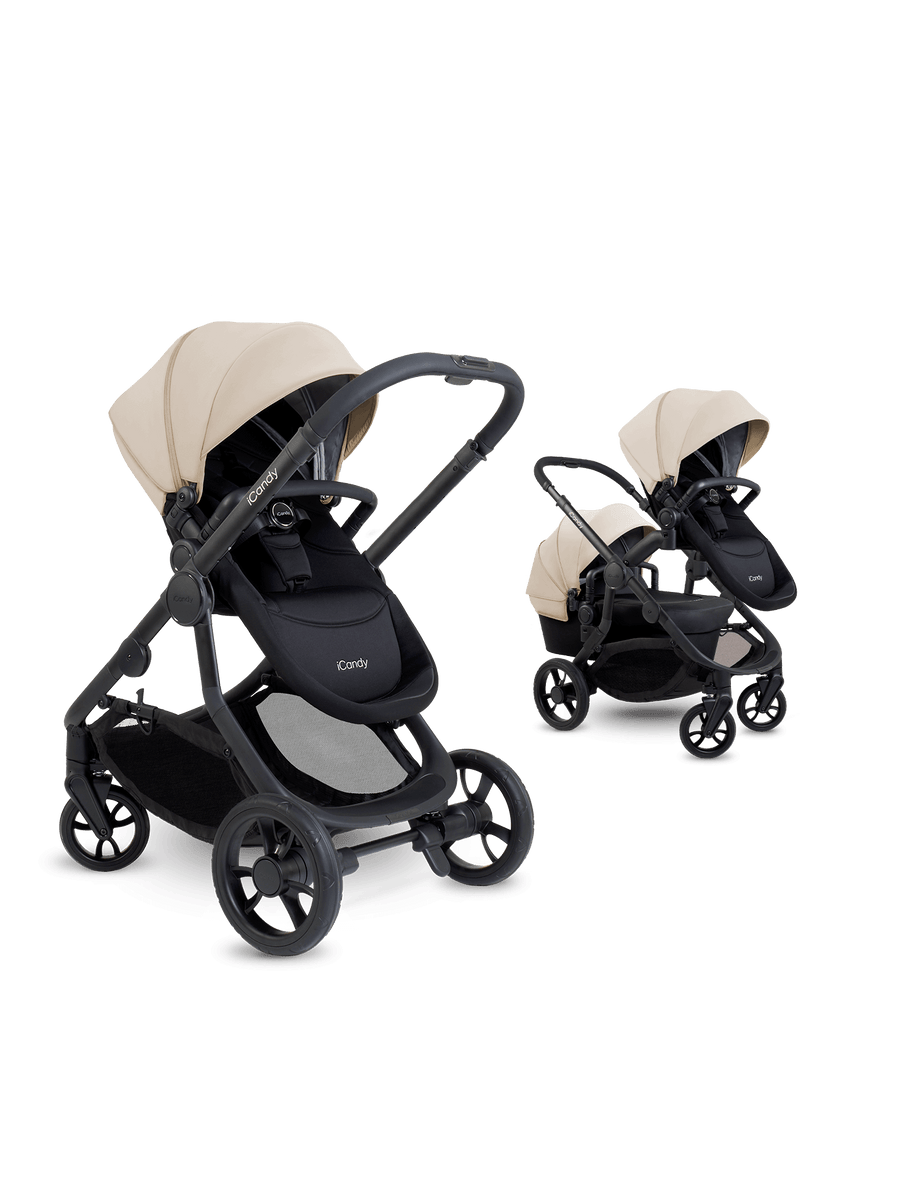 Orange 4 Latte Pushchair Bundle