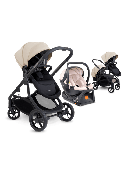 Orange 4 Latte Travel System & Car Seat